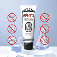SENTO Prime High-Fluoride Black Charcoal Toothpaste (Spearmint Flavor) - 4 Pack (120g x 4)