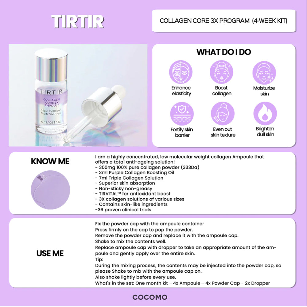 TIRTIR Collagen Core 3X Red Ampoule Set - DODOSKIN