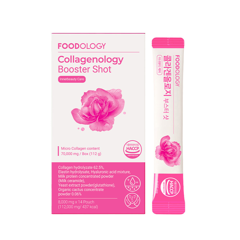 (NEWK) FOODOLOGY Collagenology Booster Shot 8,000mg x 15Pouch (148g) - DODOSKIN