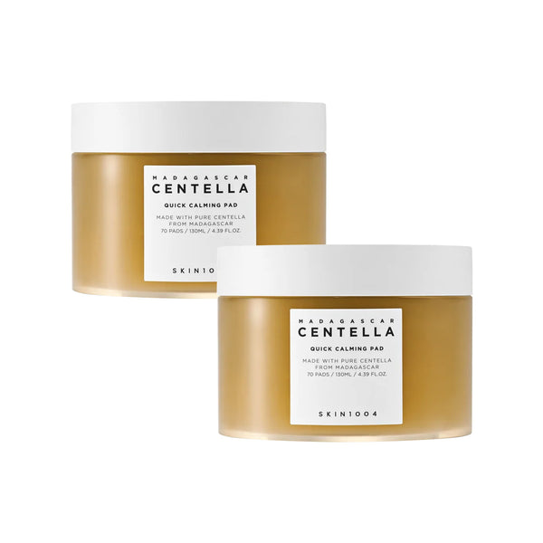 1+1 SKIN1004 Madagascar Centella Quick Calming Pads 130ml 70ea