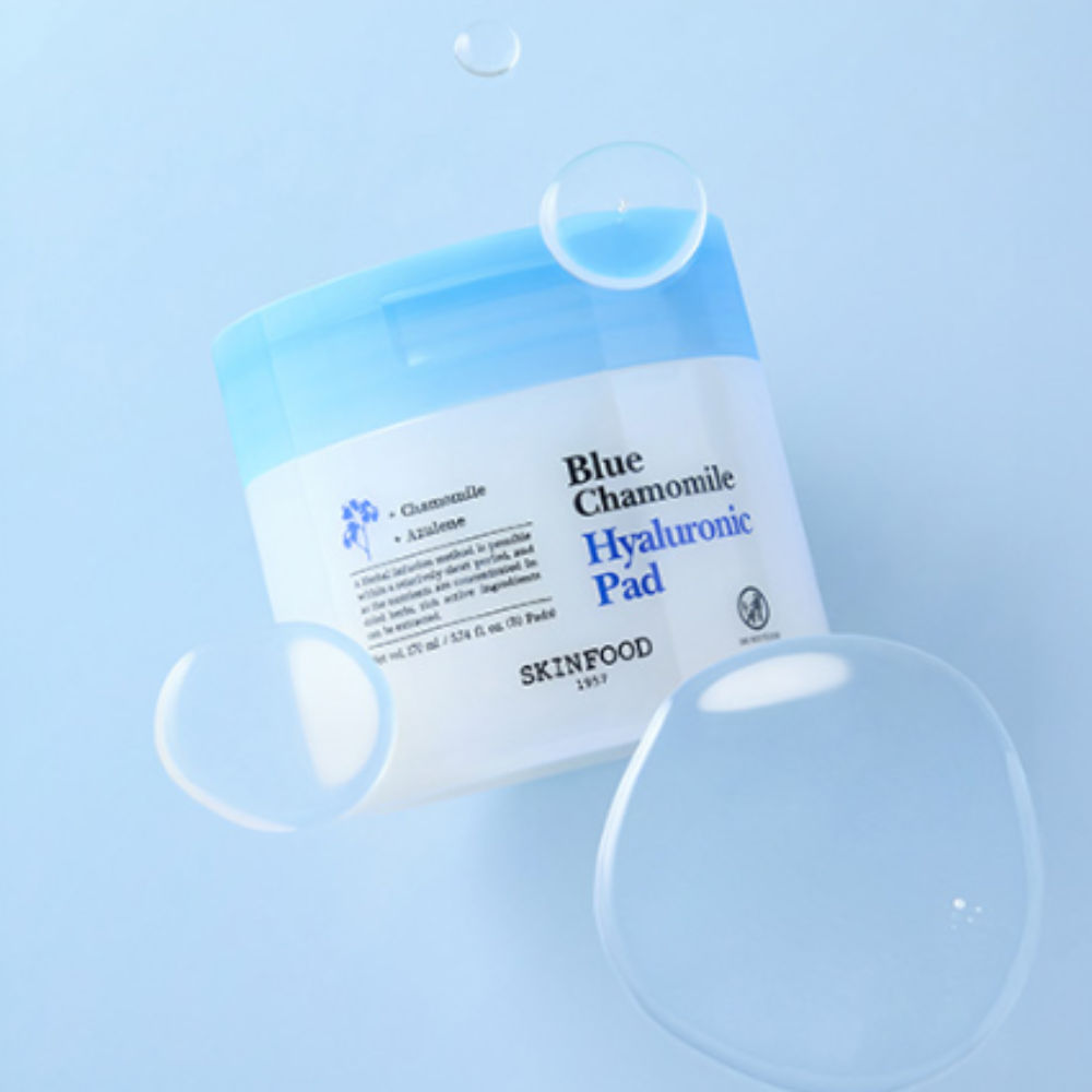SKINFOOD Almohadillas hialurónicas de manzana azul 170 ml (70 hojas)