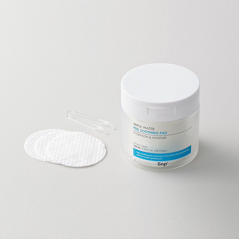 SNP Triple Water Peel Soothing Pad 135ml 60pads