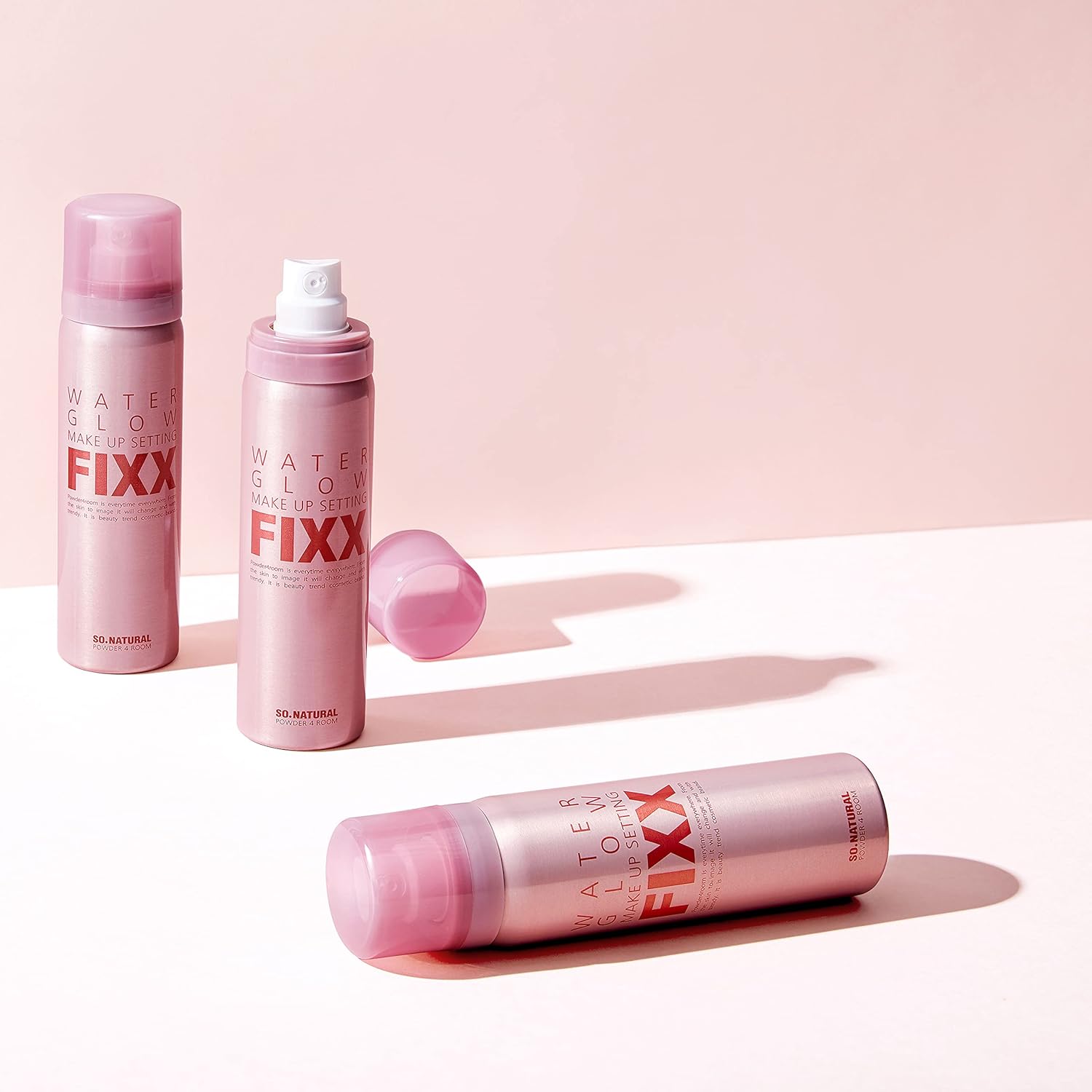 WATER GLOW MAKE UP SETTING FIXX 75ml ×4本 SO'NATURAL Water Glow Makeup Setting Fixx 75ml | DODO SKIN