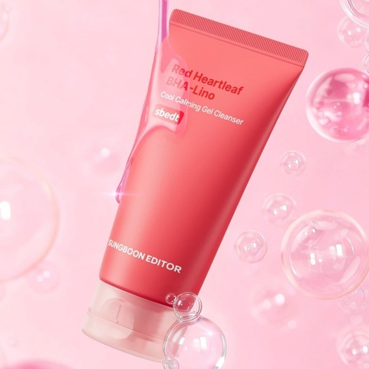 SUNGBOON EDITOR Red Heartleaf BHA-Lino Cool Calming Gel Cleanser 120g