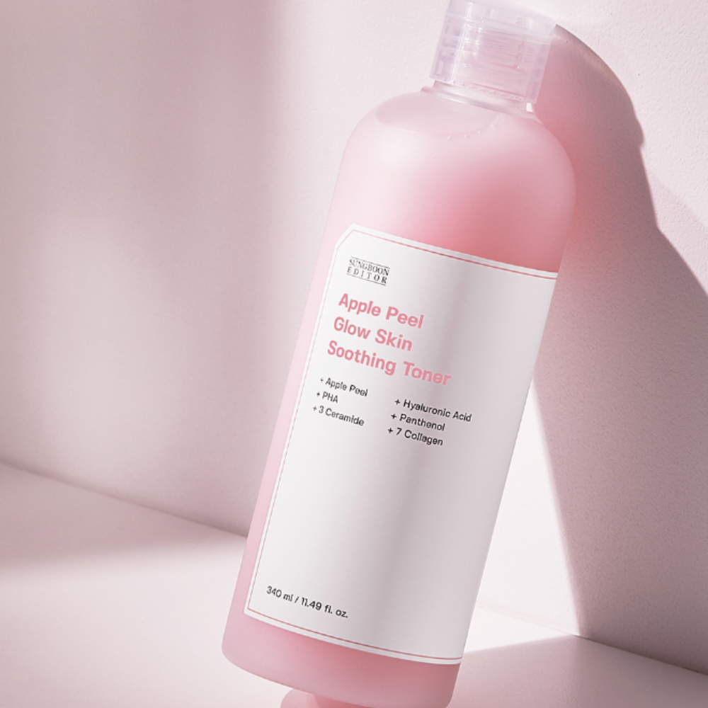 SUNGBOON EDITOR [GIFT SET] Apple Peel Toner + Pads + 5 Sheet Masks