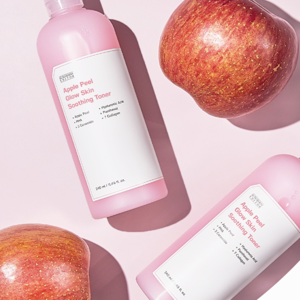 SUNGBOON EDITOR [GIFT SET] Apple Peel Toner + Pads + 5 Sheet Masks