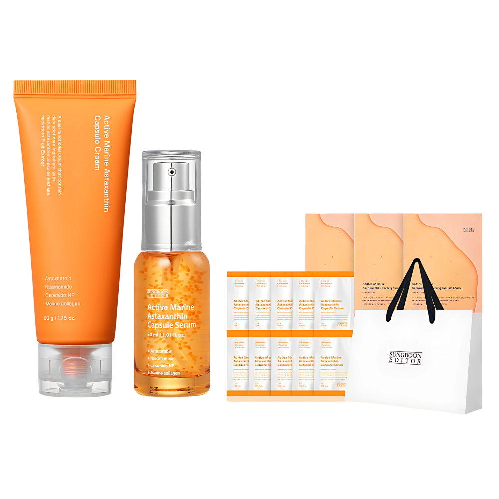 SUNGBOON EDITOR [GIFT SET] Marine Astaxanthin Cream (50g) + Serum (30ml)