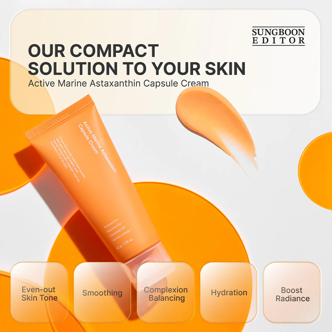 SUNGBOON EDITOR [GIFT SET] Marine Astaxanthin Cream (50g) + Serum (30ml)