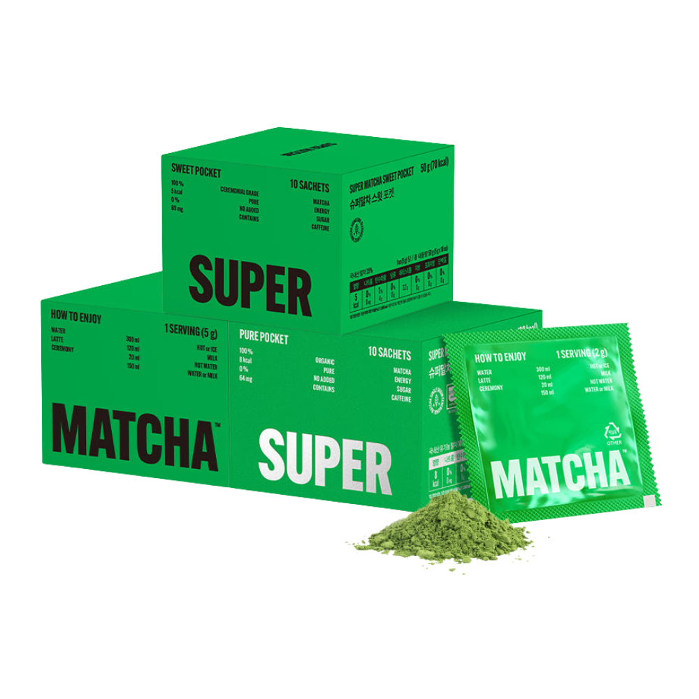 SUPER MATCHA Pocket 3-Set (Pick 1 out of 2 Types) - 30 Pockets Total