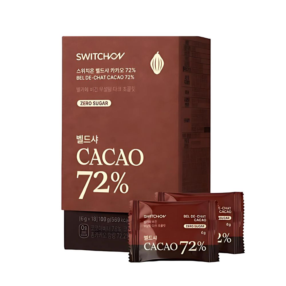 SWITCHON Belgium Bel De-Chat Cacao 72%
