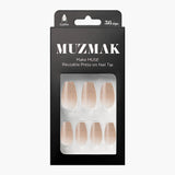 MUZMAK Nail Tips 36pcs #Sable(Coffin)