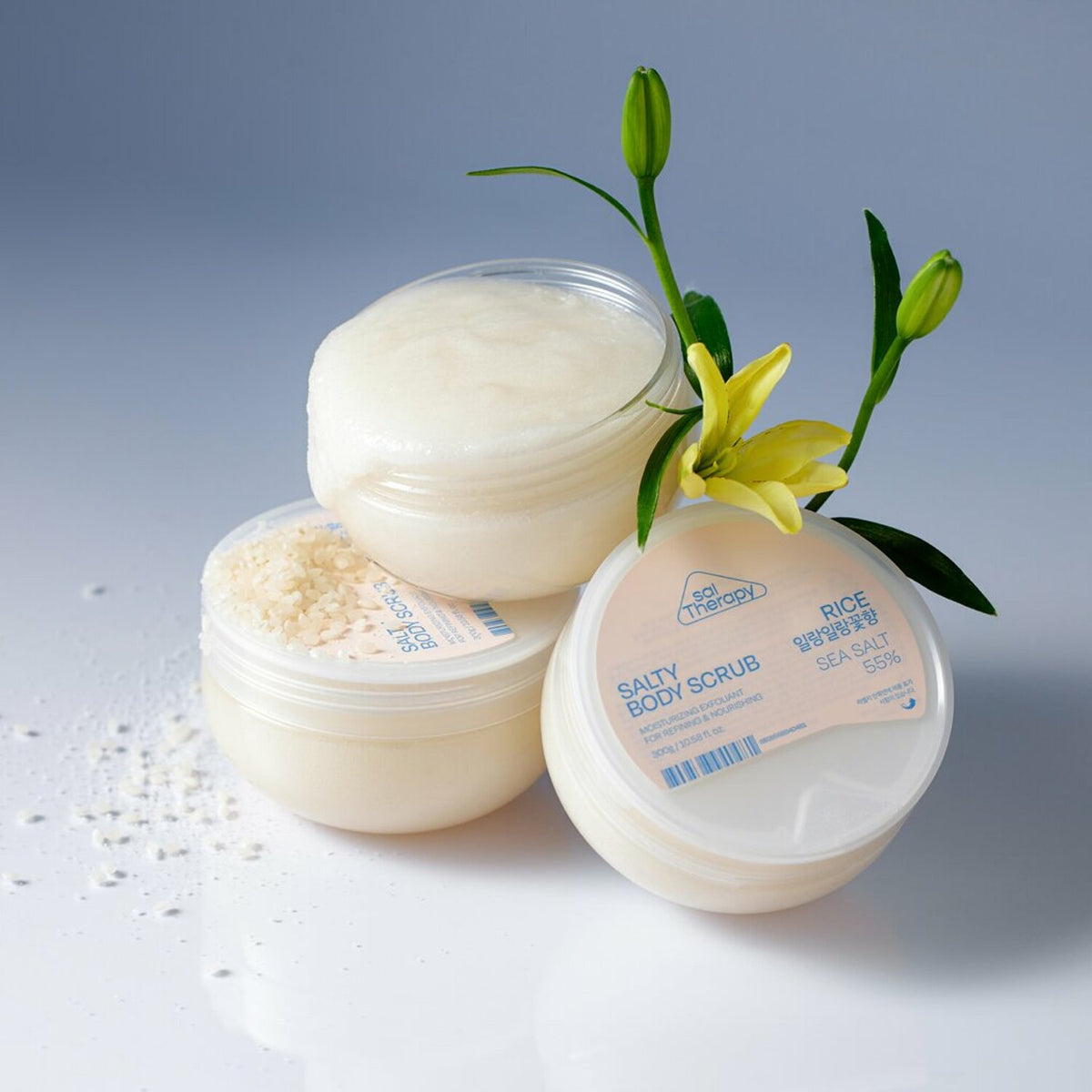 SalTherapy Salty Body Scrub 300g - Revitalizing sea salt scrub for glowing, healthy skin.