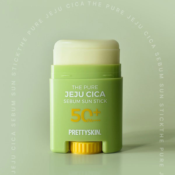 Pretty skin The Pure Jeju Cica Sebum Sun Stick 18g SPF50+ PA++++ - DODOSKIN