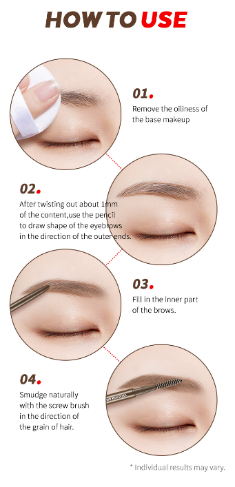 A'PIEU Born To Be Madproof Skinny Brow Pencil 0.08g - 4 Colors - DODOSKIN