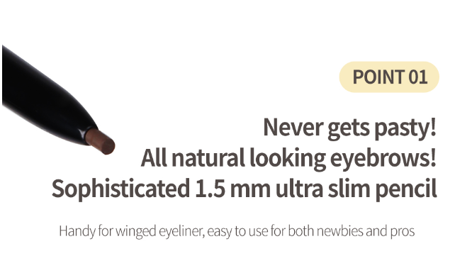 (Matthew) Aperire Remarkable Slim Brow Pencil 0.08g - 3 Colors - DODOSKIN
