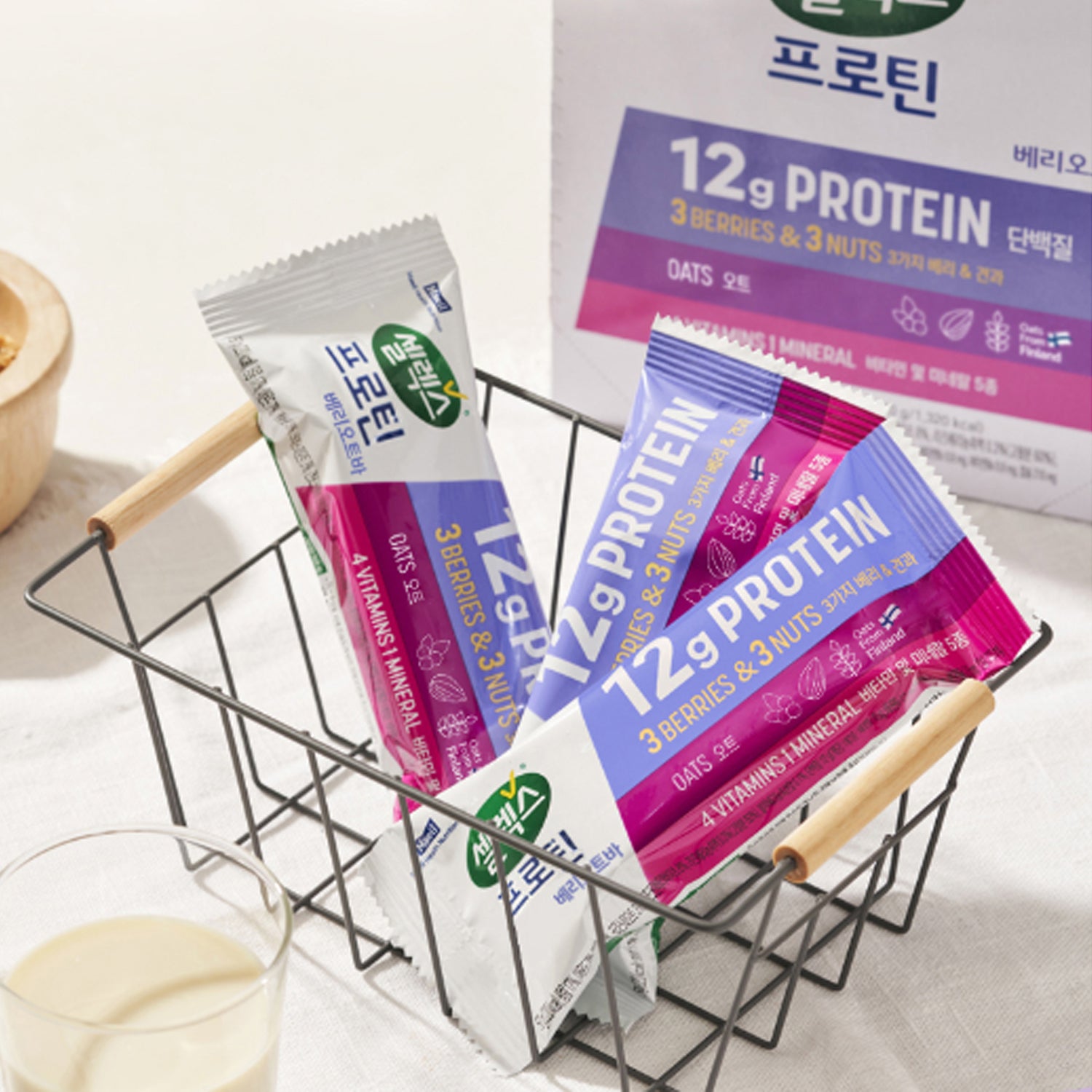 Selex Protein Berry Oat Bar 2 Boxes (12 Pieces)