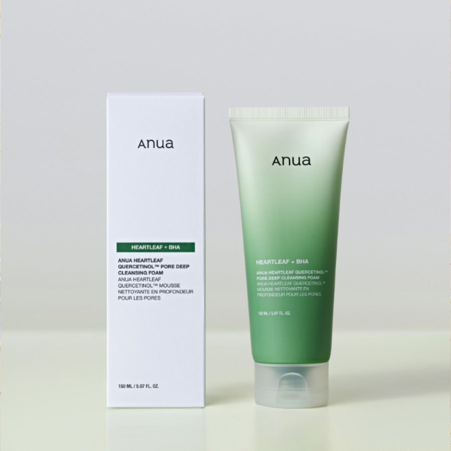 Anua Heartleaf Quercetinol Pore Deep Cleansing Foam 150ml, 3 Pieces