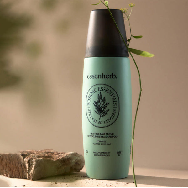 essenherb Tea Tree Salt Scrub Deep Cleansing Shampoo 300g