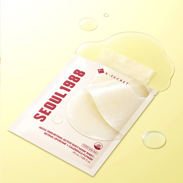 K-SECRET SEOUL 1988 Retinal Active Shot Mask 25ml 10ea