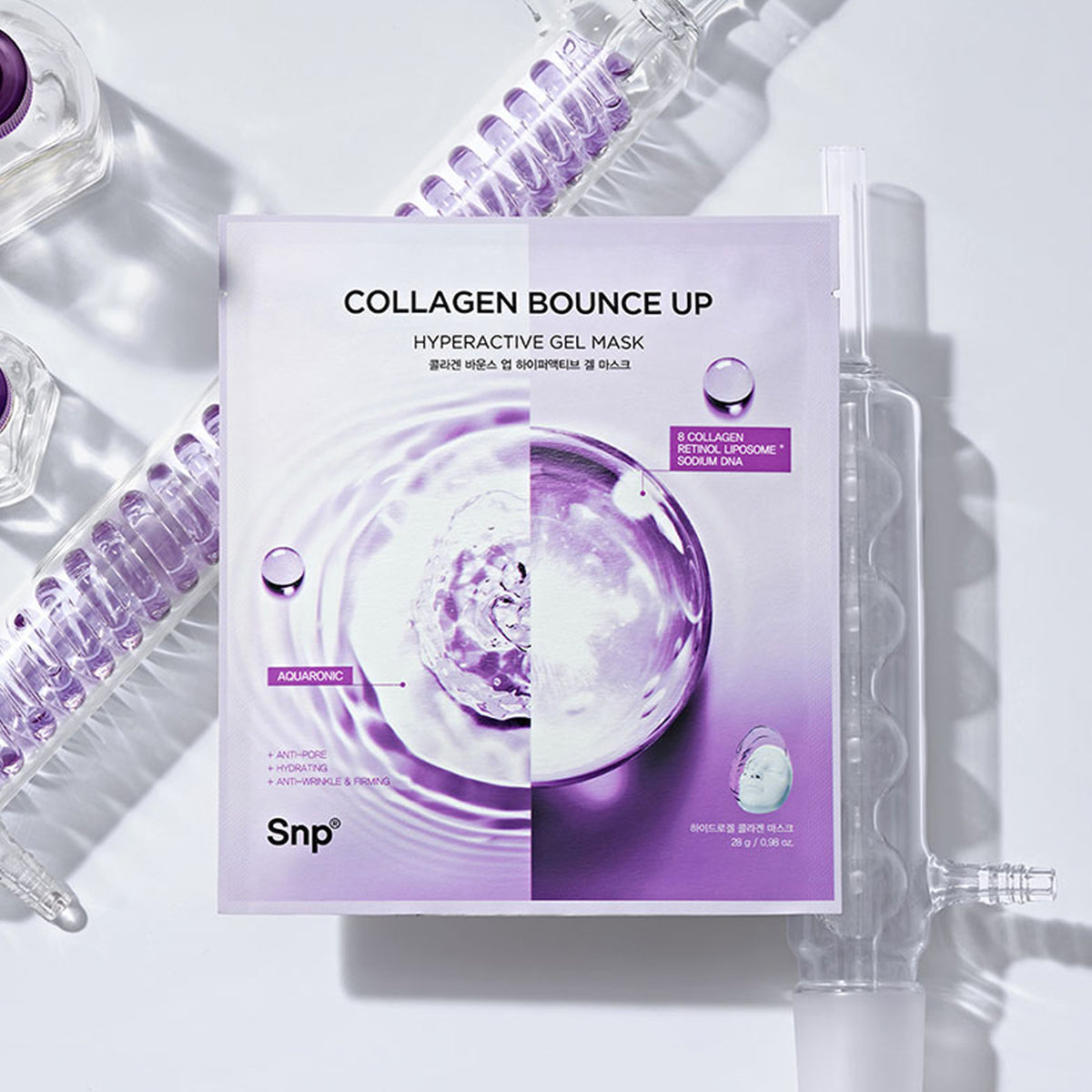 Snp Collagen Bounce Up Hyperactive Gel Mask 28g*4ea
