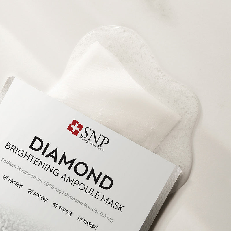 Snp Diamond Brightening Ampoule Mask 25ml x 10ea