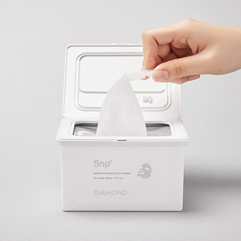 Snp Diamond Brightening Daily Mask 30 Sheets