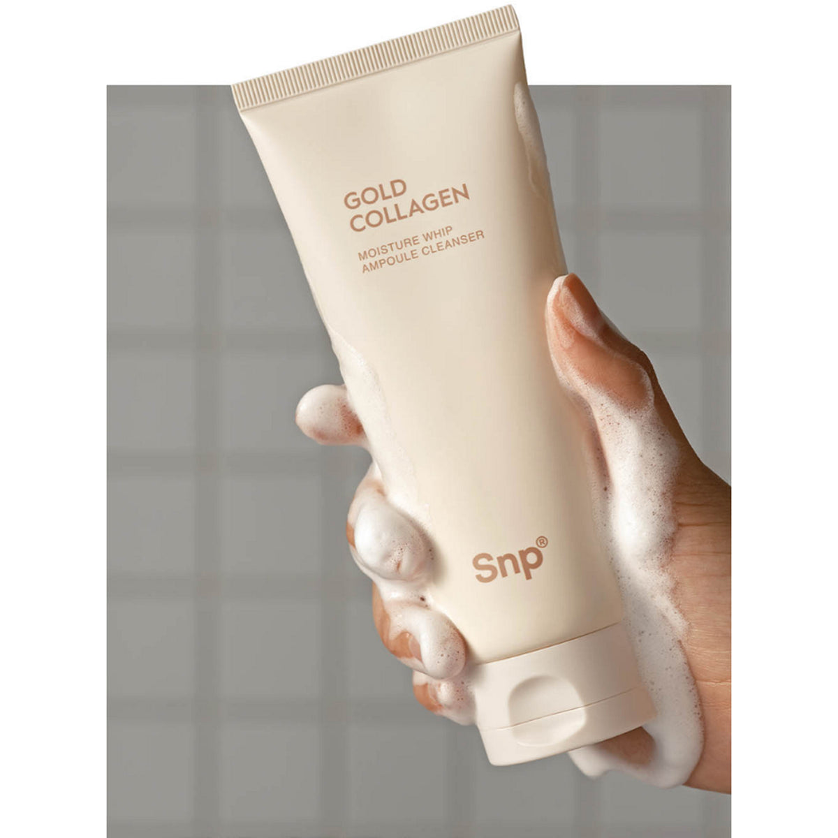 Snp Gold Collagen Moisture Whip Ampoule Cleanser 150ml