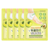 Soflisse Lime & Avocado Heel Peeling Pads 18g 5ea