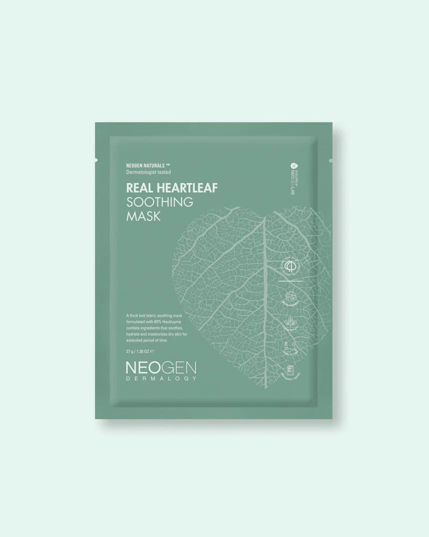 NEOGEN Dermalogy Real Heartleaf Soothing Mask 5ea - DODOSKIN