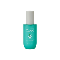 A 100ml bottle of Sooncho Quick Soothing Gel, ideal for fast relief and calming effect on skin.