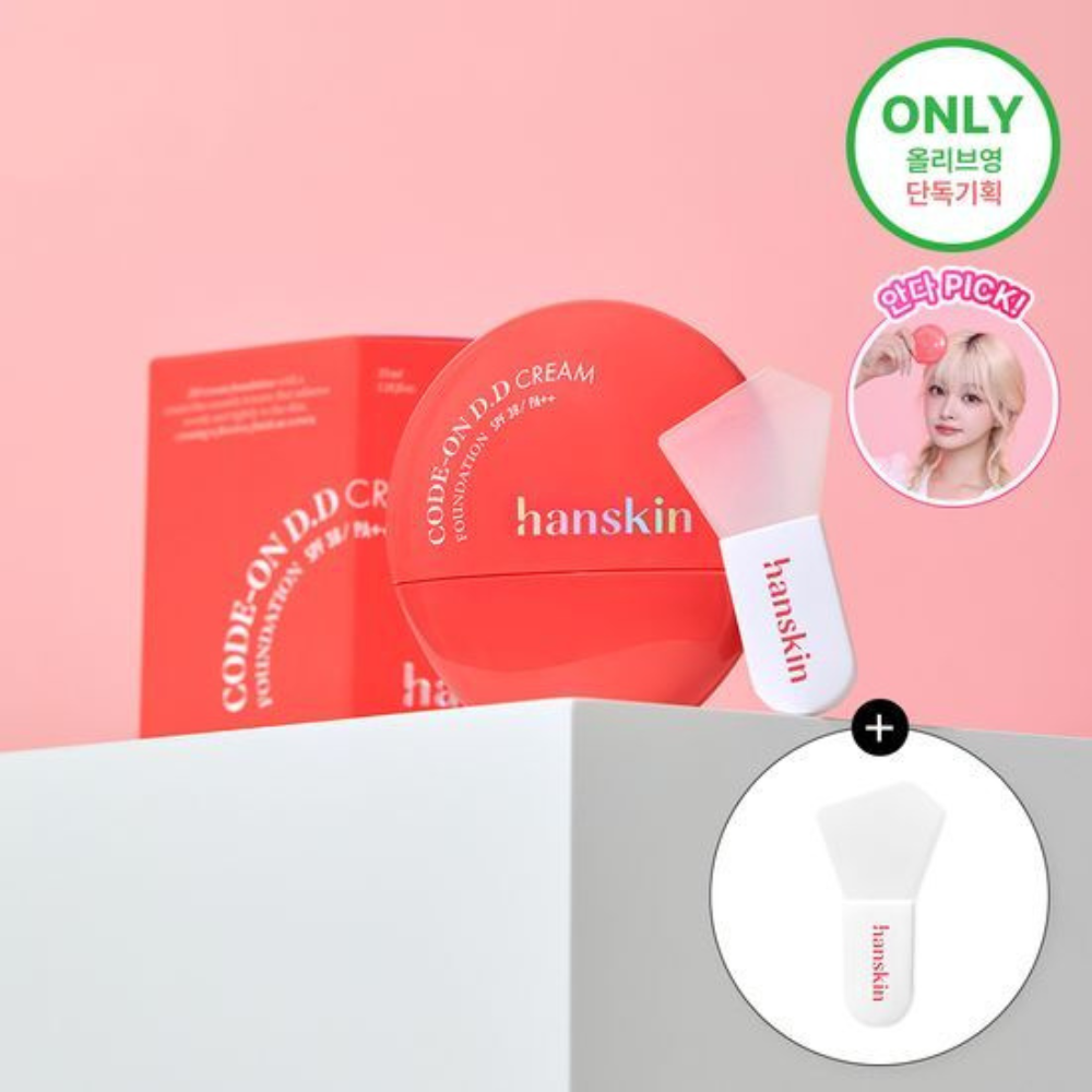 Hanskin Code-On DD Cream Foundation SPF38 PA++ 35ml – 5 Colors