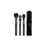 Piccasso Mini Face Makeup Brush Gift 3 Set (+ Pouch)