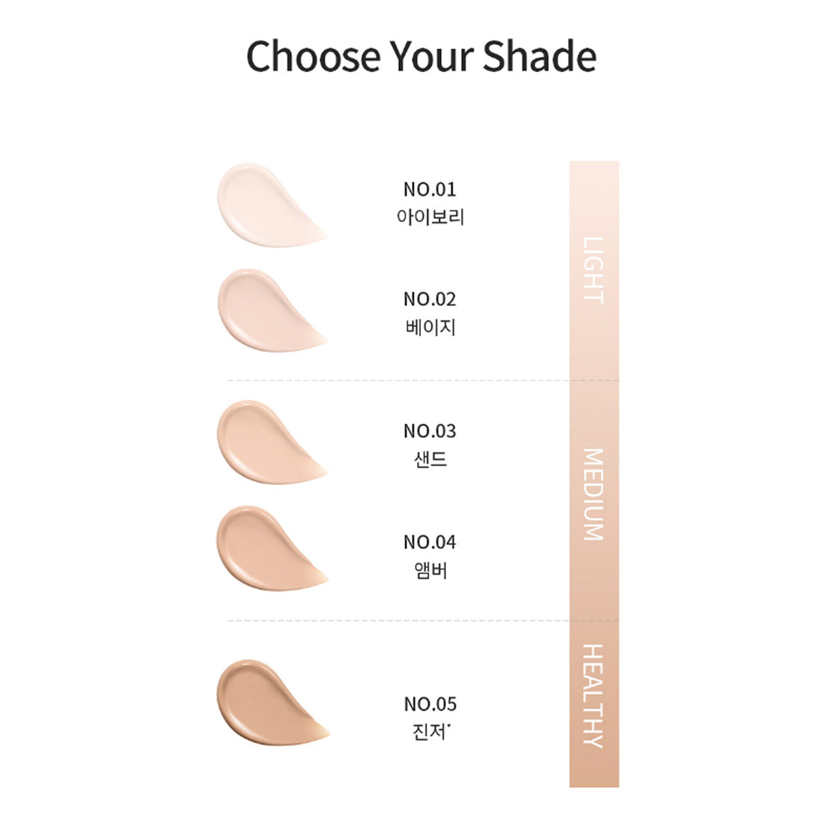 Sulwhasoo Perfecting Tinted Cream SPF40 PA++ 35ml (5 Colors)
