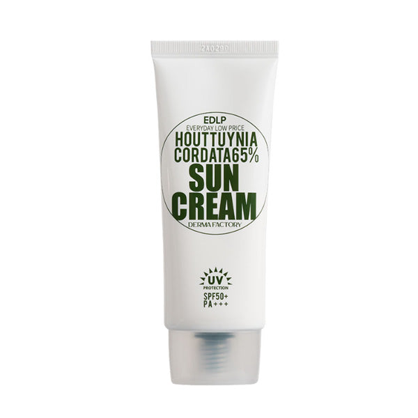 DERMA FACTORY EDLP Houttuynia Cordata 65% Sun Cream SPF50+PA+++ 50g