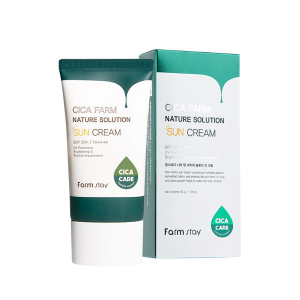 Farmstay Cica Farm Nature Solution Sun Cream SPF50+PA++++ 50g