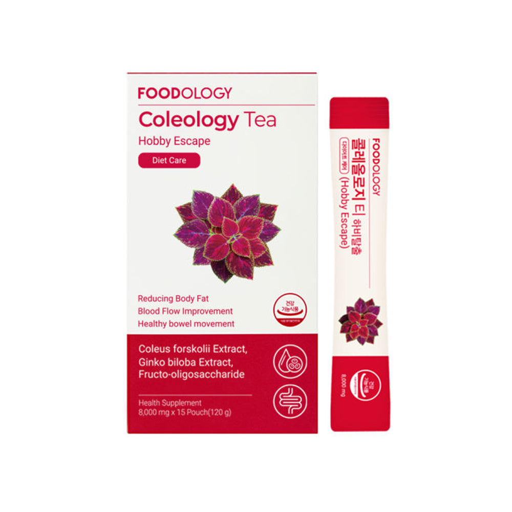 (NEWK) FOODOLOGY Coleology Tea 8,000mg x 15Pouch (120g) - DODOSKIN