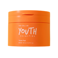 La juventud de Cell Lab promocionando la almohadilla de tóner 165 ml x 80ea.