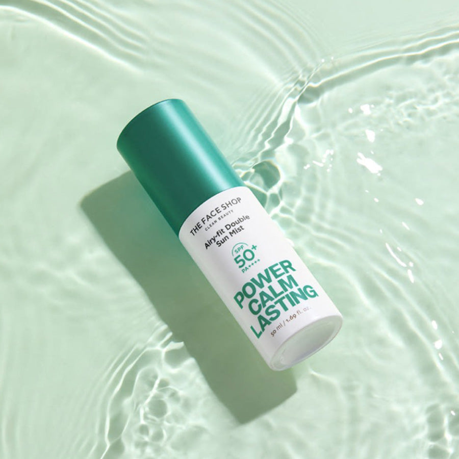 THE FACE SHOP Power Calm-Lasting Airy Fit Double Sun Mist SPF 50+ PA++++ 50ml