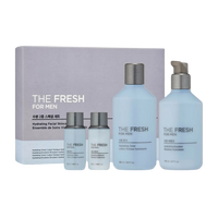 THE FACE SHOP El juego de cuidado de la piel facial hidratante Fresh For Hidrating (tóner 180 ml+emulsión 170 ml+tóner 32 ml+emulsión 32 ml)