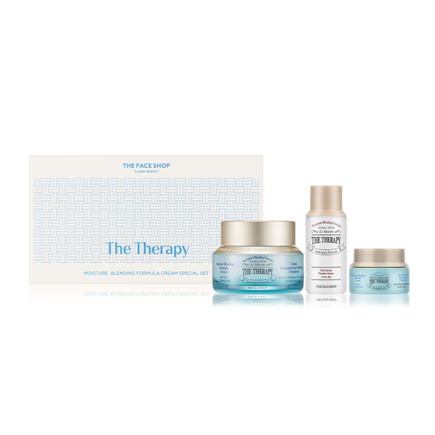 THE FACE SHOP The Therapy Moisture Blending Cream Special Set
