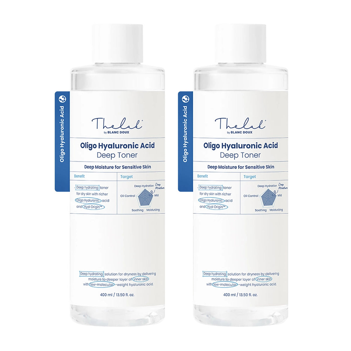 THE LAB by blanc doux Oligo Hyaluronic Acid Deep Toner 400ml x 2ea