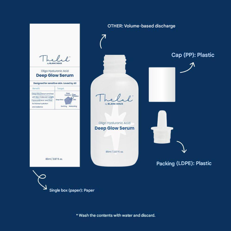 THE LAB by blanc doux Oligo Hyaluronic Deep Glow Serum 85ml