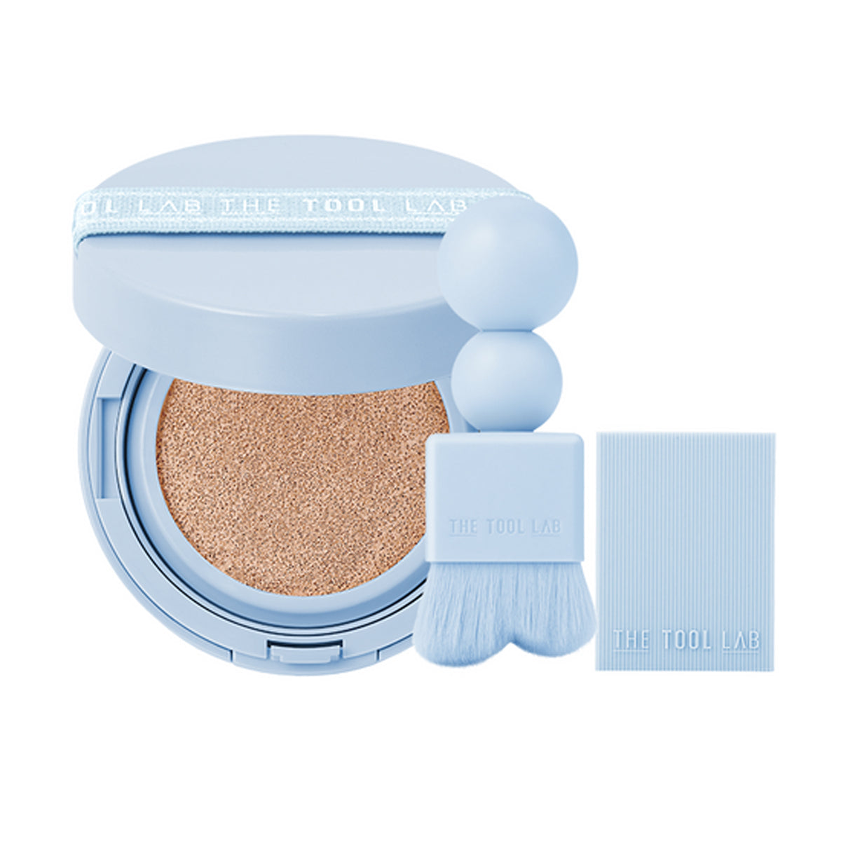 El laboratorio de laboratorio de sello de sello Fit Cushion Airy - Set / recargador de cepillos