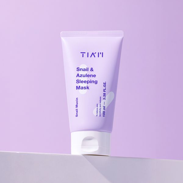 TIAM Snail & Azulene Sleeping Mask Tube 100ml