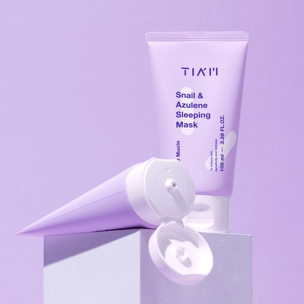 TIAM Snail & Azulene Sleeping Mask Tube 100ml