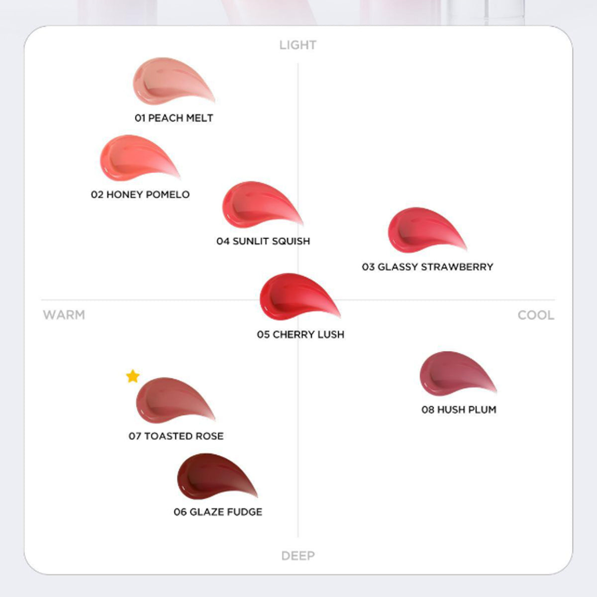 TIRTIR Glow Pop Tinted Lip Oil 8 Colors