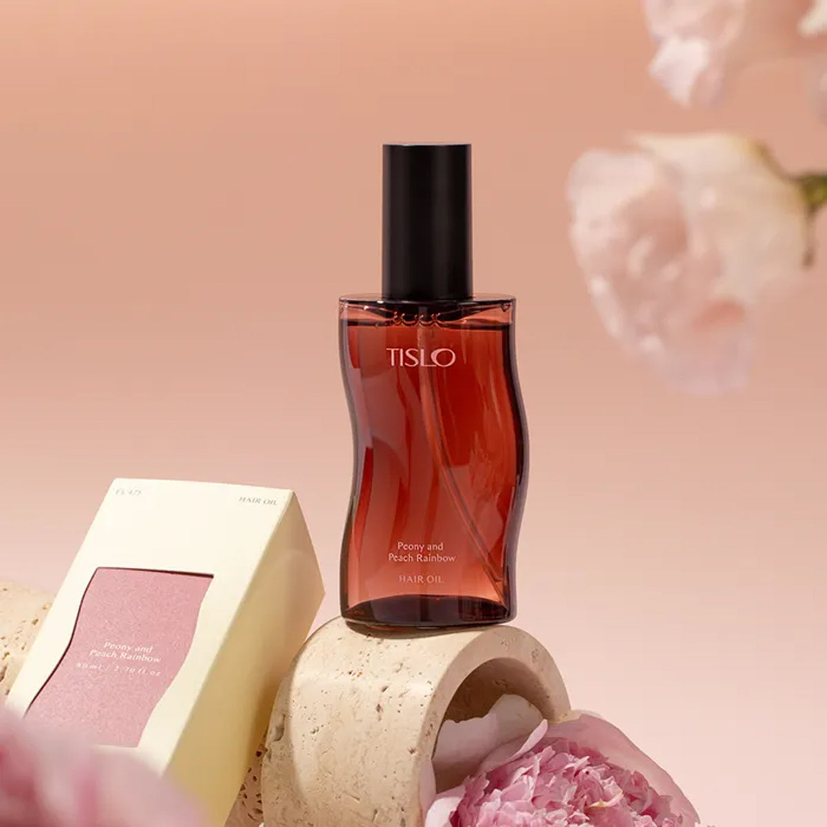 TISLO Hair Oil 80ml (Peony & Peach Rainbow)