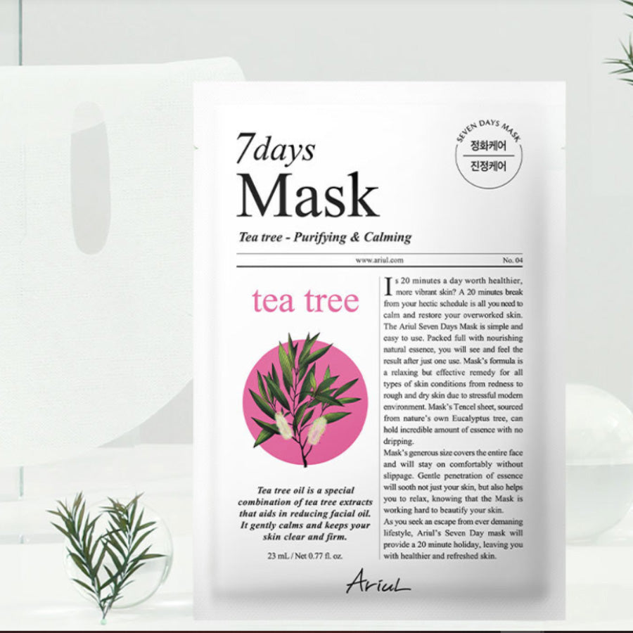 Ariul 7Days Tea Tree Mask M 10 Sheet