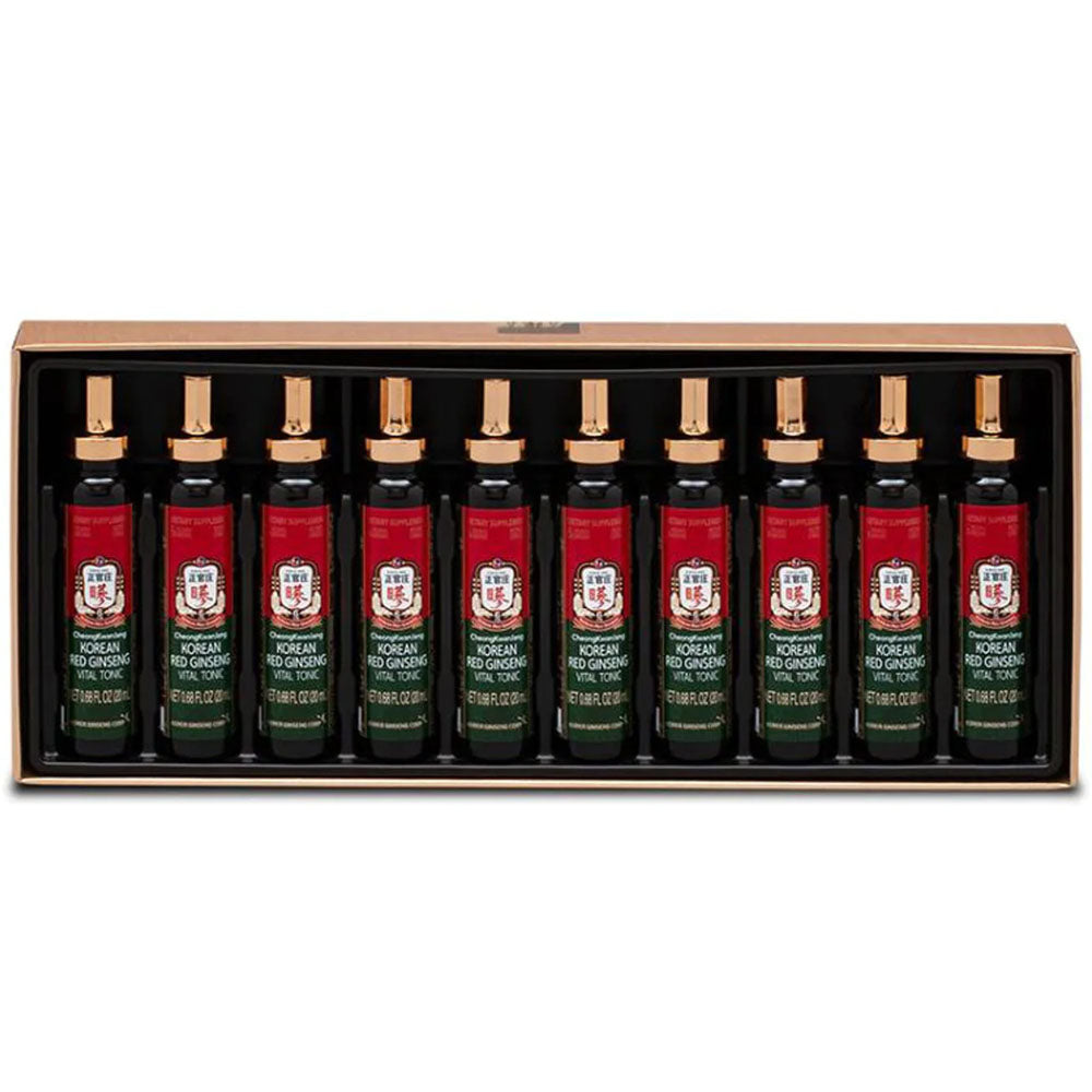 (NEWK) Jung Kwan Jang Vital Tonic Gift Set Box Korean Red Ginseng 1 box (20ml x 10 bottles) - DODOSKIN