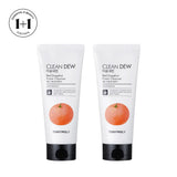 💛1+1💛 TONYMOLY Clean Dew Foam Cleanser 180ml (5 Types) #Red Grapefruit